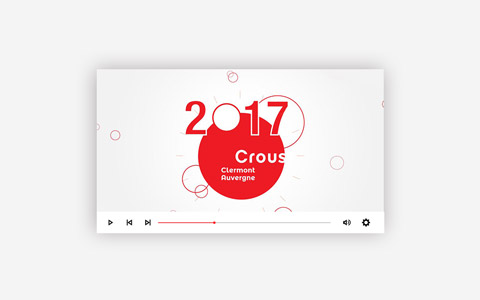 Carte de vœux vidéo - CROUS Clermont-Ferrand