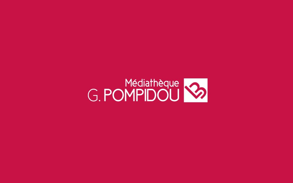Logo et identité visuelle - Médiathèque Centre Pompidou