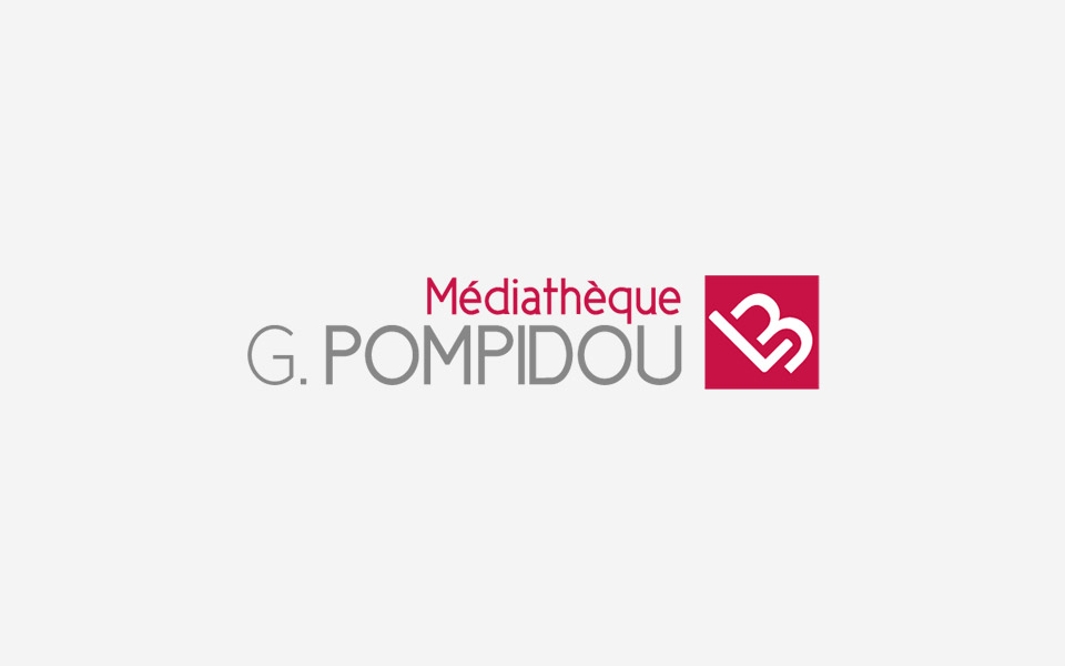 Logo et identité visuelle - Médiathèque Centre Pompidou